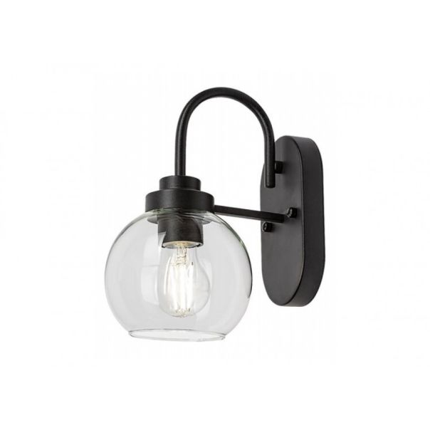 Rabalux Kupatilska rasveta Tirina E27 1x MAX 15W mat crno (75005) - 75005