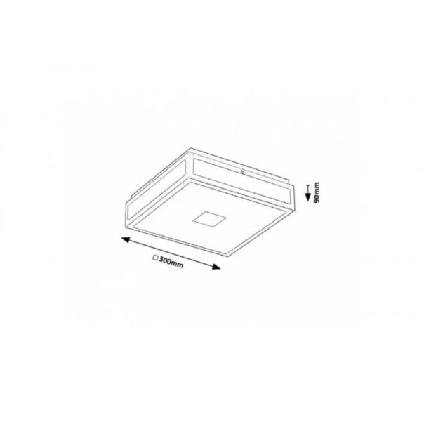 Rabalux Kupatilska rasveta Zoya LED 18W crna (75031) - RAS002575A00000