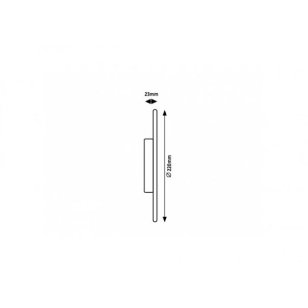 Rabalux LED ploče SMD-LED W providno (2140) - SIJ000025A00000