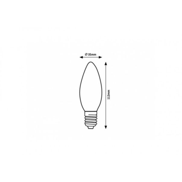 Rabalux LED vlakna Filament-LED W providno (79012) - SIJ000161A00000