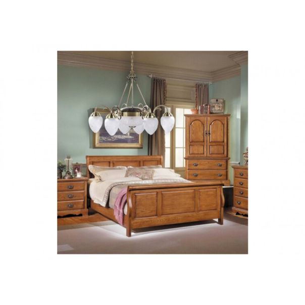 Rabalux Luster Annabella E14 6x MAX 40 + E27 2x MAX 60W bronzana (8636) - 8636-1