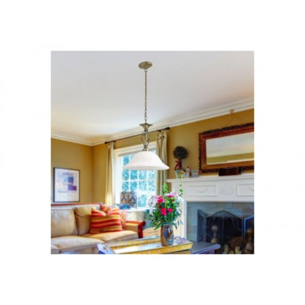 Rabalux Luster Beckworth E27 1x MAX 60W bronzana (7136) - 7136-1