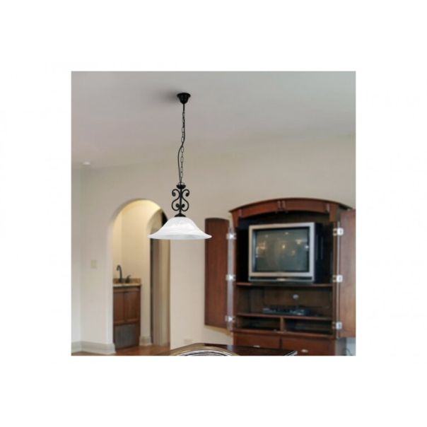 Rabalux Luster Dorothea E27 1x MAX 60W mat crno (7776) - 7776