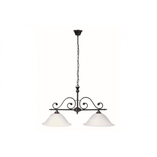 Rabalux Luster Dorothea E27 2x MAX 60W mat crno (7777) - 7777