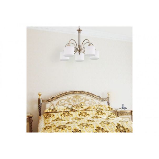 Rabalux Luster Edith E27 5x MAX 60W antik mesing (7276) - 7276