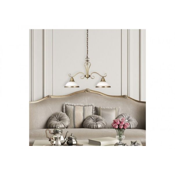 Rabalux Luster Elisett E27 2x MAX 60W bronzana (2757) - 2757