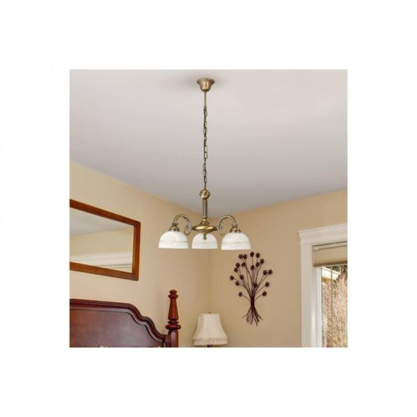 Rabalux Luster Flossi E27 3x MAX 40W bronzana (8813) - 8813