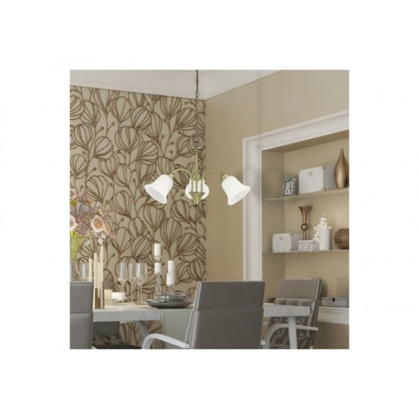 Rabalux Luster Francesca E14 3x MAX 40W bronzana (7373) - 7373