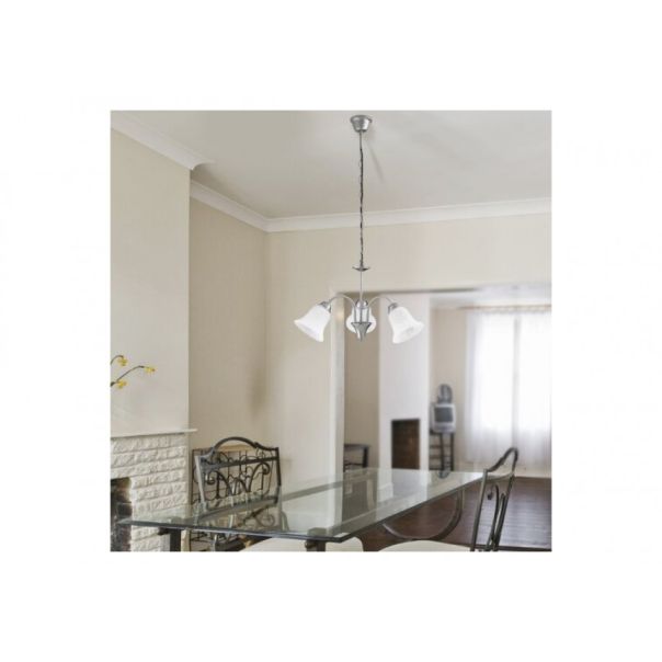 Rabalux Luster Francesca E14 3x MAX 40W brušeni hrom (7363) - 7363