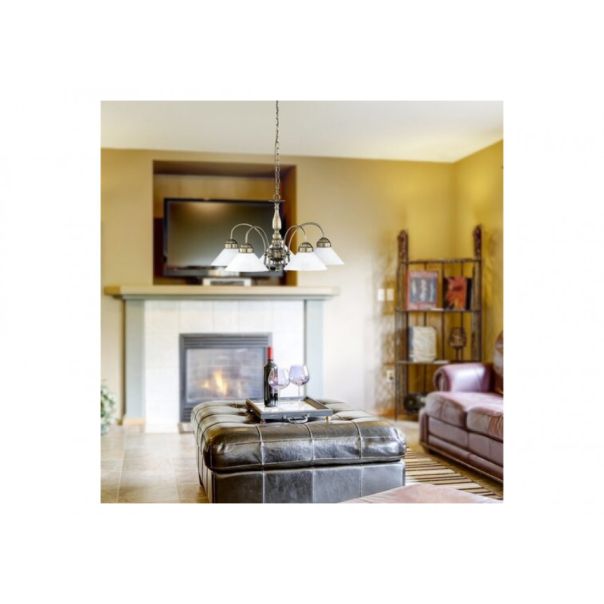 Rabalux Luster Marian E27 5x MAX 60W bronzana (2705) - 2705