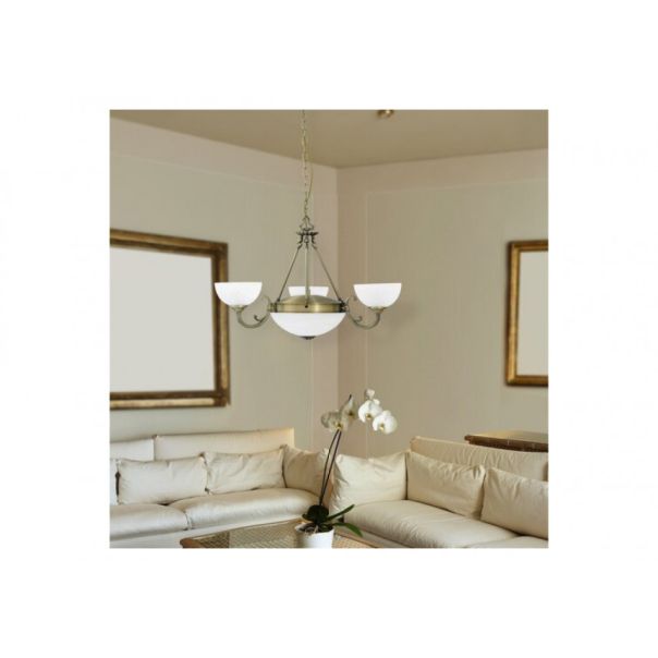 Rabalux Luster Marlene E14 3x MAX 40 + E27 2x MAX 60W bronzana (8543) - 8543