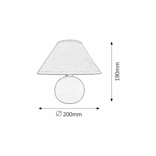 Rabalux Noćna svetla Ariel E14 1x MAX 40W trešnja (4906) - 4906