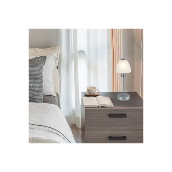 Rabalux Noćna svetla Lydia E14 1x MAX 40W srebrna (2295) - 2295-1