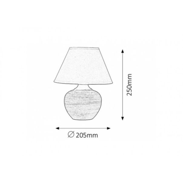 Rabalux Noćna svetla Molly E14 1x MAX 40W plava (4392) - 4392-1