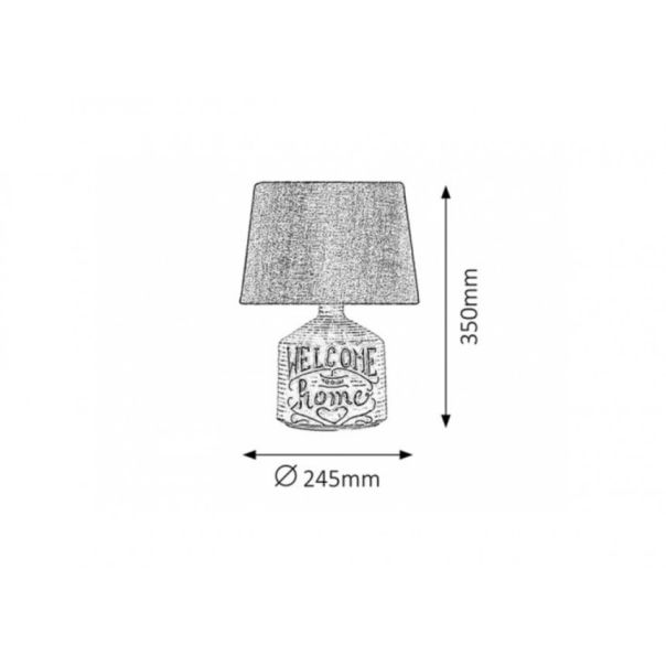 Rabalux Noćna svetla Petra E14 1x MAX 40W bež (4386) - 4386