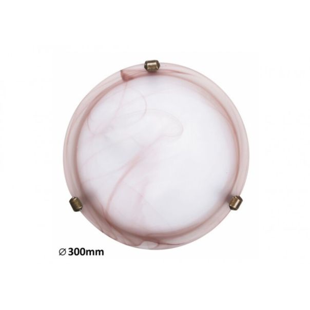 Rabalux Plafonjera Alabastro E27 1x MAX 60W alabaster - duvan braon (3253) - 3253