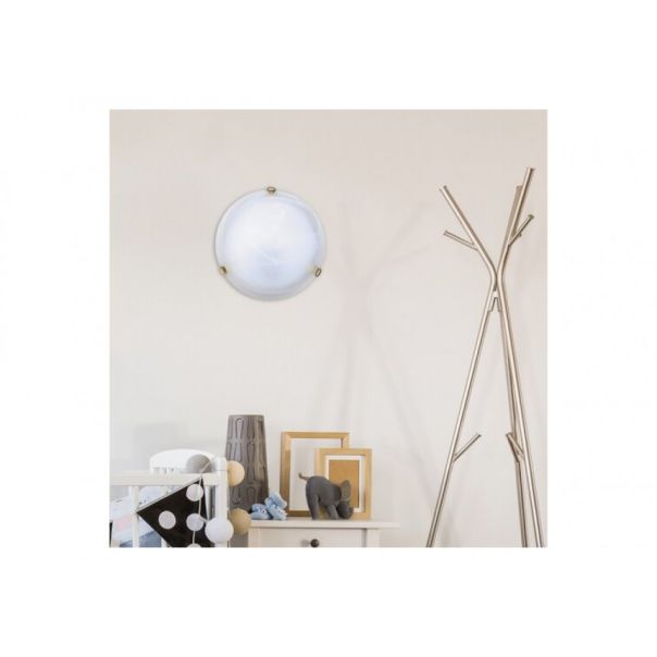 Rabalux Plafonjera Alabastro E27 1x MAX 60W belo staklo - alabaster (3201) - 3201