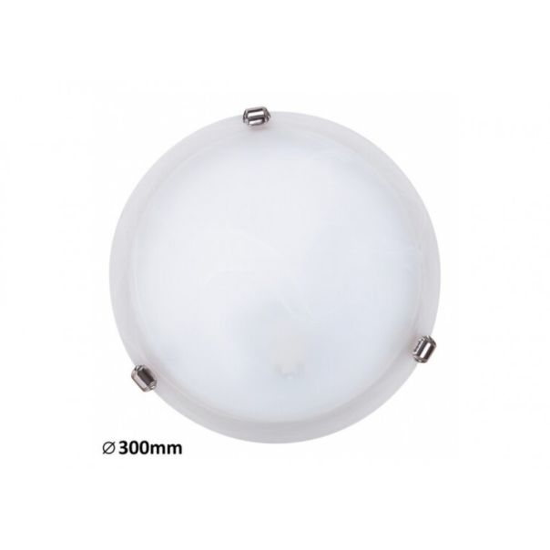 Rabalux Plafonjera Alabastro E27 1x MAX 60W belo staklo - alabaster (3202) - 3202