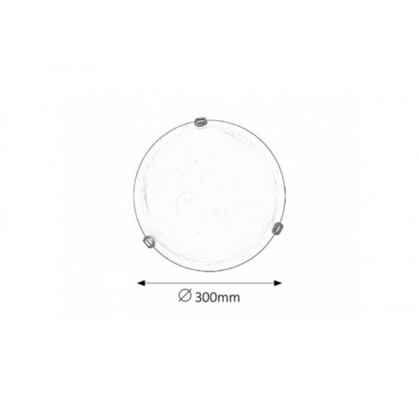 Rabalux Plafonjera Alabastro E27 1x MAX 60W belo staklo - alabaster (3202) - 3202