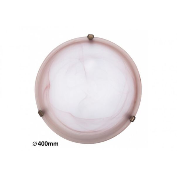 Rabalux Plafonjera Alabastro E27 2x MAX 60W alabaster - duvan braon (3353) - 3353