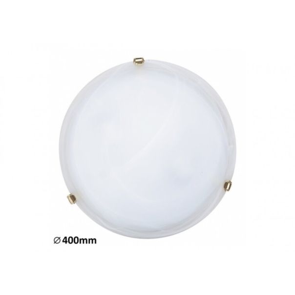 Rabalux Plafonjera Alabastro E27 2x MAX 60W belo staklo - alabaster (3301) - 3301