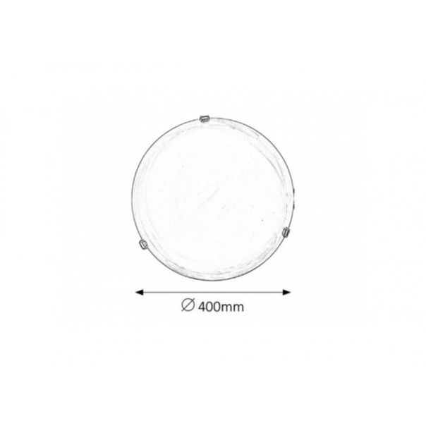 Rabalux Plafonjera Alabastro E27 2x MAX 60W belo staklo - alabaster (3301) - 3301