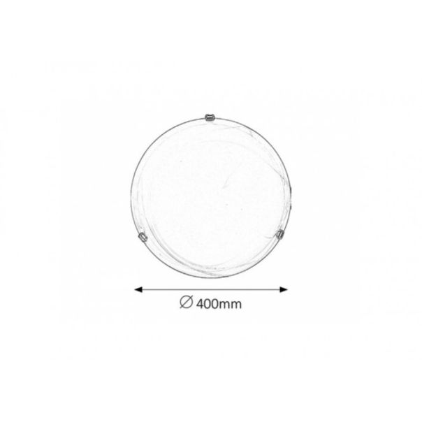 Rabalux Plafonjera Alabastro E27 2x MAX 60W belo staklo - alabaster (3302) - 3302