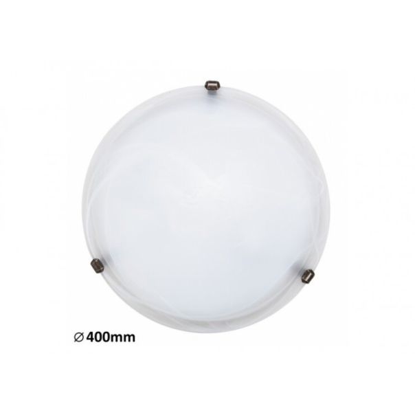 Rabalux Plafonjera Alabastro E27 2x MAX 60W belo staklo - alabaster (3303) - 3303