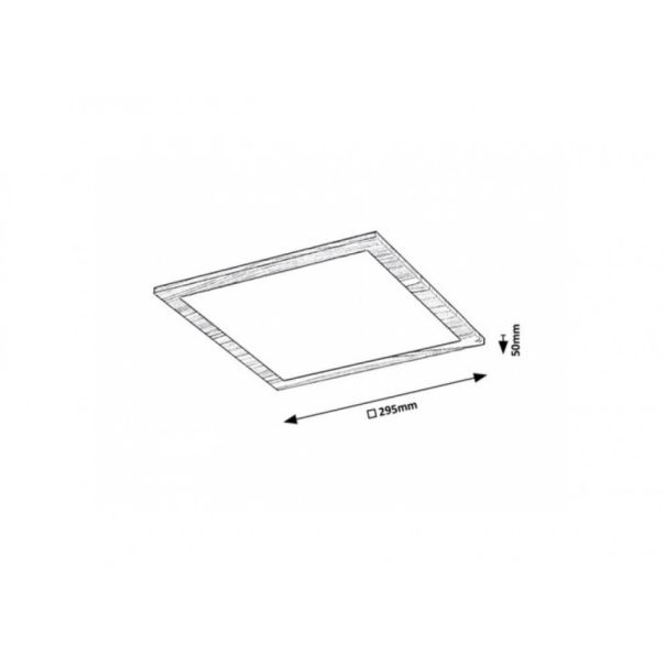 Rabalux Plafonjera Almond LED 12W bukva (6907) - 6907