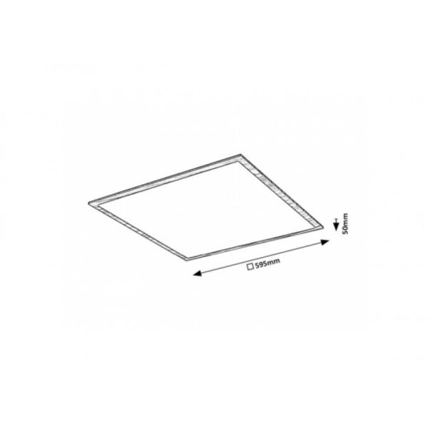 Rabalux Plafonjera Almond LED 40W bukva (6908) - 6908