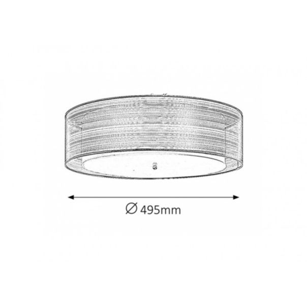 Rabalux Plafonjera Anastasia E14 3x MAX 25W hrom (2634) - 2634