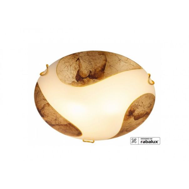 Rabalux Plafonjera Art gold E27 1x MAX 60W bela (1941) - 1941-1