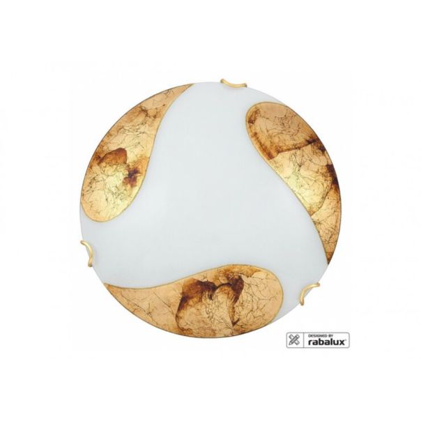 Rabalux Plafonjera Art gold E27 1x MAX 60W bela (1941) - 1941-1