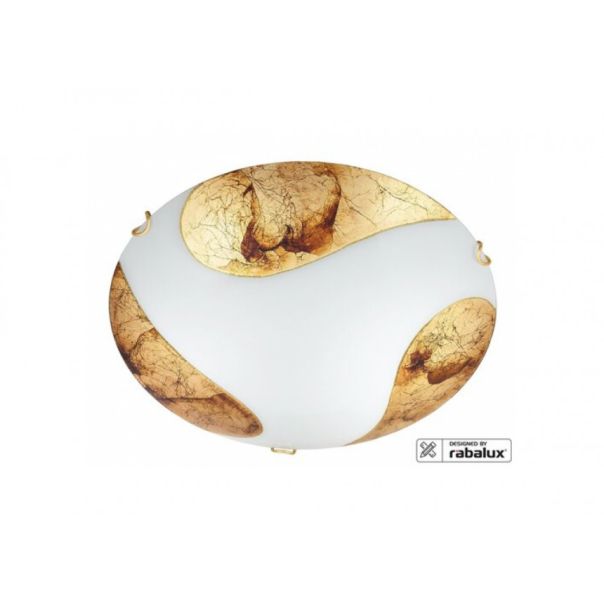 Rabalux Plafonjera Art gold E27 2x MAX 60W bela (1942) - 1942