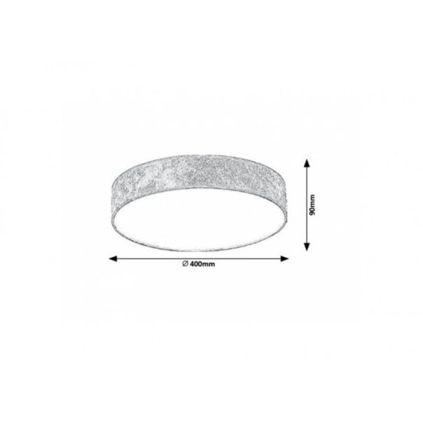 Rabalux Plafonjera Artemis LED 24W zlatna folija (5683) - 5683