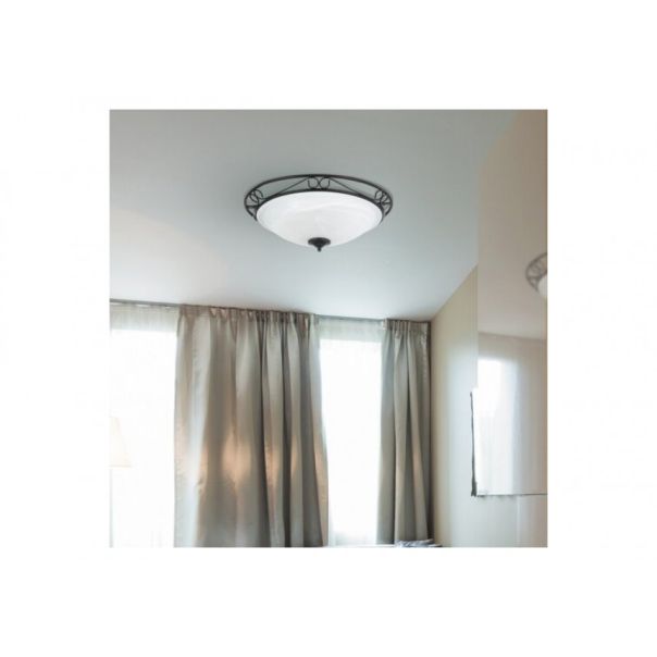 Rabalux Plafonjera Athen E27 3x MAX 60W crna (3723) - 3723