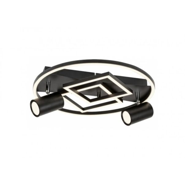 Rabalux Plafonjera Aztec LED 40W mat crno (6905) - 6905-1
