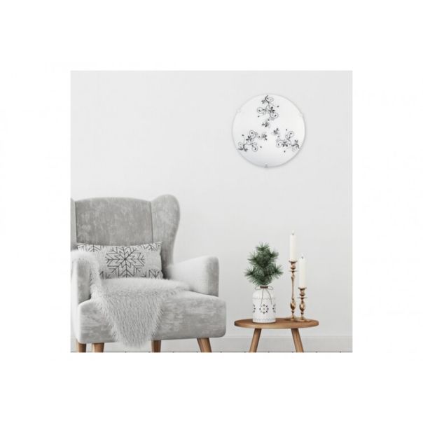 Rabalux Plafonjera Bloomy E27 1x MAX 60W bela (1847) - 1847-1