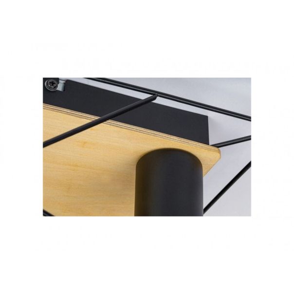 Rabalux Plafonjera Boire E27 4x MAX 40W crna (71024) - 71024-1