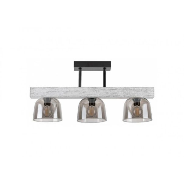 Rabalux Plafonjera Cardamom E14 3x MAX 40W srebreni hrast (3119) - 3119
