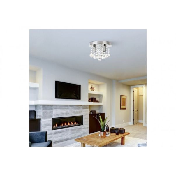 Rabalux Plafonjera Corinna E14 3x MAX 40W hrom (2615) - 2615