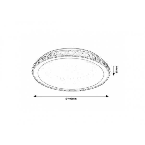 Rabalux Plafonjera Cressida LED 24W hrom (2420) - 2420