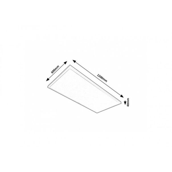 Rabalux Plafonjera Damek2 LED 80W bela (71079) - RAS002641A00000