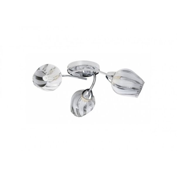 Rabalux Plafonjera Danila E27 3x MAX 60W hrom (2969) - 2969-1