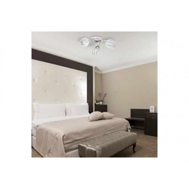 Rabalux Plafonjera Danila E27 3x MAX 60W hrom (2969) - 2969-1