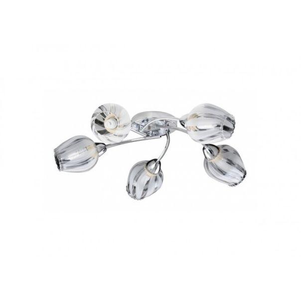 Rabalux Plafonjera Danila E27 5x MAX 60W hrom (2970) - 2970-1