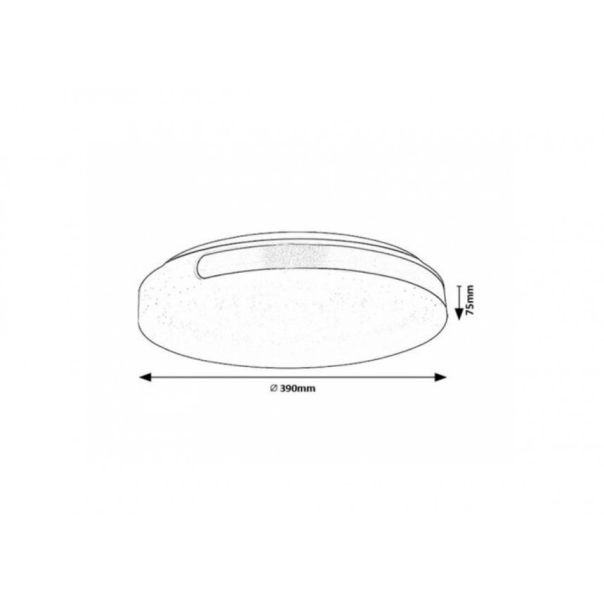 Rabalux Plafonjera Danuta2 LED 24W hrom (71085) - RAS002555A00000