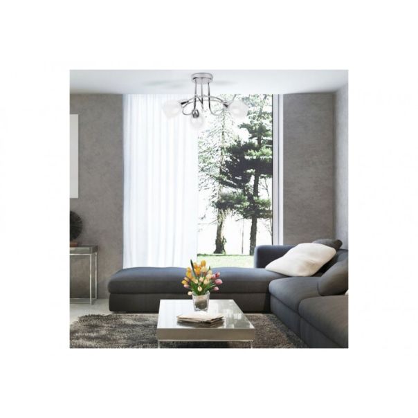 Rabalux Plafonjera Dave E14 3x MAX 40W hrom (6081) - 6081