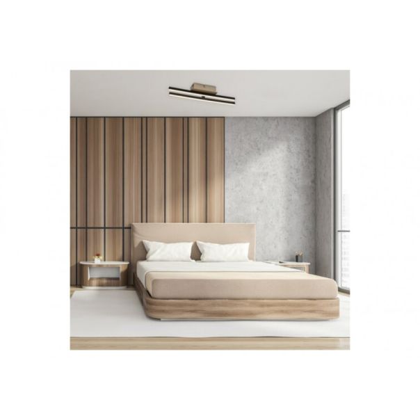 Rabalux Plafonjera Demir LED 16W crno zlato (71396) - RAS003165A00000