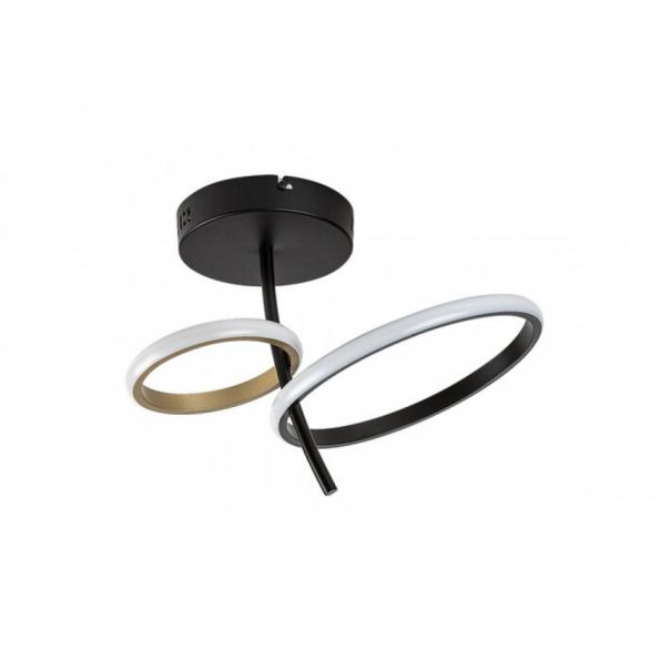 Rabalux Plafonjera Emilion LED 24W crno zlato (71296) - RAS002922A00000